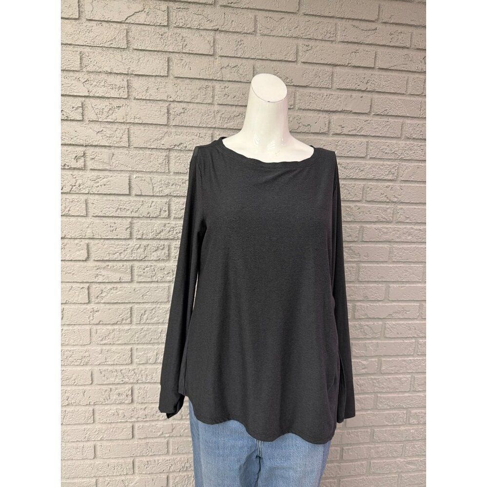 Old Navy Women’s Gray Long Sleeve Cloud Soft Top Size M